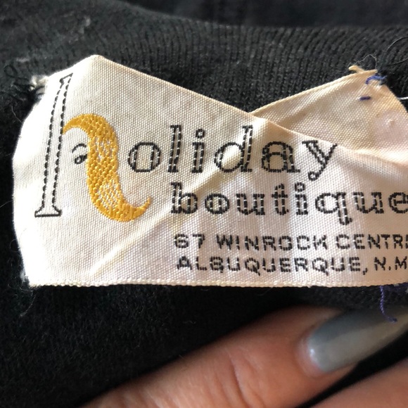 Vintage wool tassel cape - Picture 6 of 6